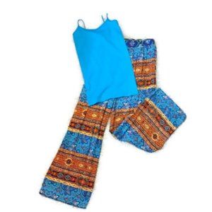 URBAN MANGO PALAZZO PANTS SIZE M & SIMI SUE CAMISOLE TOP SET